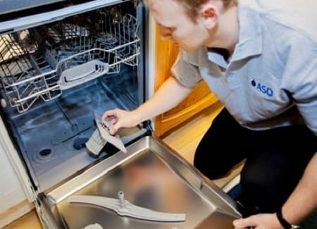 Reparatur der Spülmaschine: Abfluss funktioniert nicht