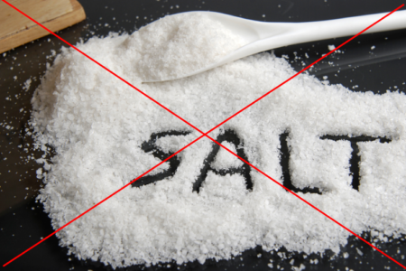 ikke bruk vanlig salt