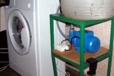 cum să conectați o mașină de spălat fără apă curentă