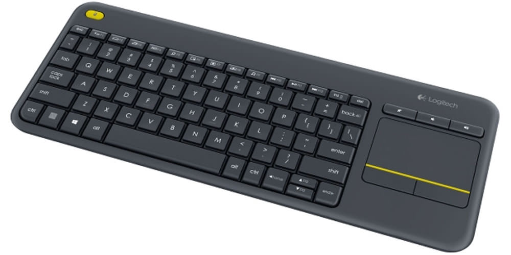 Logitech Kablosuz Dokunmatik Klavye K400 Plus Siyah USB